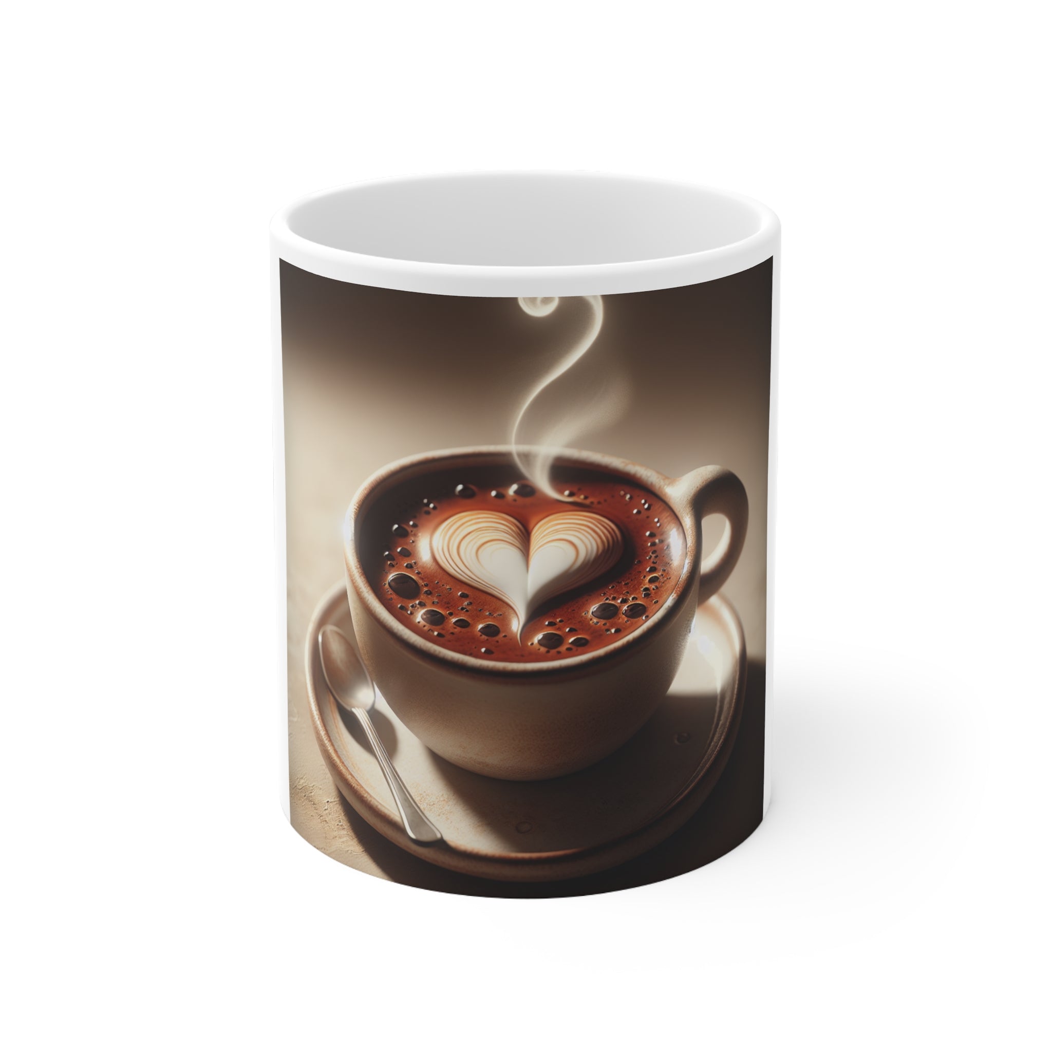 White Ceramic Mug, 11oz