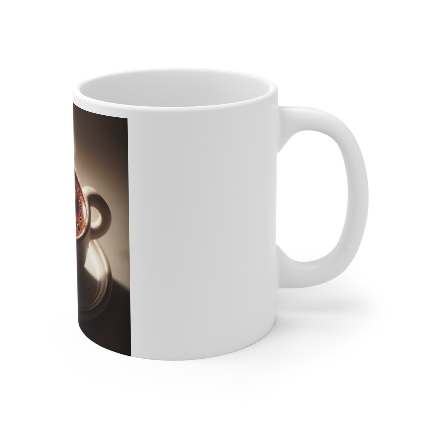 White Ceramic Mug, 11oz